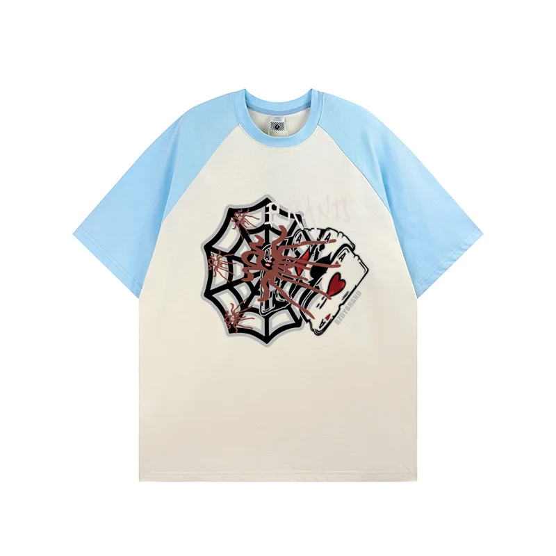 

Summer New Men's Sports Shirts T-shirts Retro Lovers T-shirt 100% Cotton Kanye Street Oversized Clothing Oversize Graphic Mens