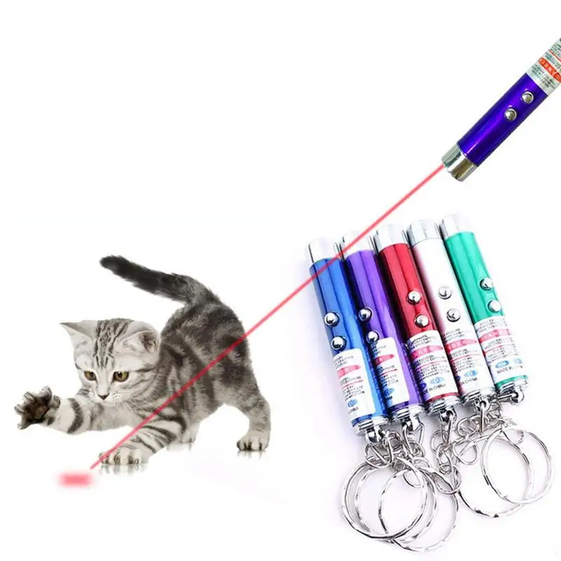 

Забавная мини-указка для кошек и собак, инфракрасный светодиодный фонарь для обучения, игрушки для домашних животных, ручка 2 в 1, красная инфракрасная лазерная указка, обучающие игрушки для кошек