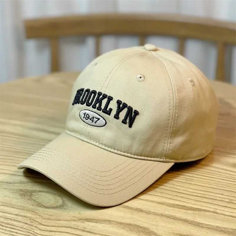 

Men and Woman's Baseball Caps Adjustable Casual Embroidered 1989 New York American Cotton Sun Hats Unisex Solid Color Visor Hats