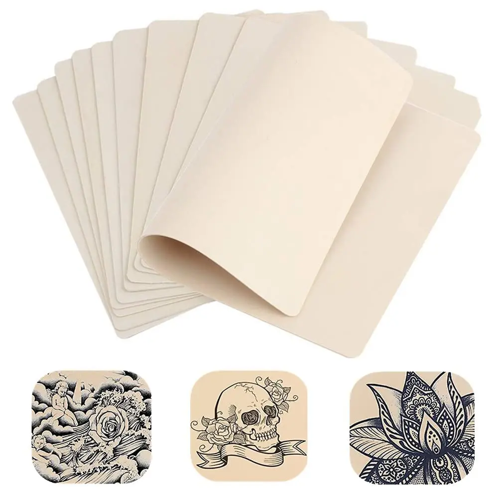 

10pcs/lot Permanent Makeup Tattoo Practice Skins Blank Tattoo Practice Fake Skins Best Quality Double Sided For Beginner Artists