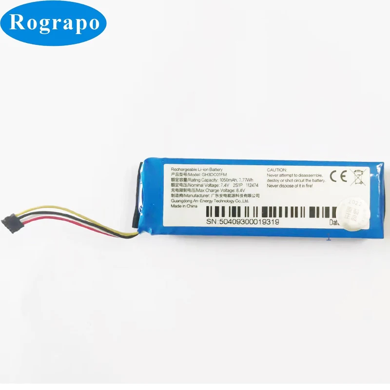 

Новый GH3DC01FM 7,4 В 1050 мАч Сменный аккумулятор для камеры FIMI, PALM1 Карманный карданный Аккумулятор для камеры 5-проводной разъем + Инструменты