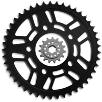 lopor 525 cnc 15t46t front rear motorcycle sprocket for honda vf400 vf 400 f2e