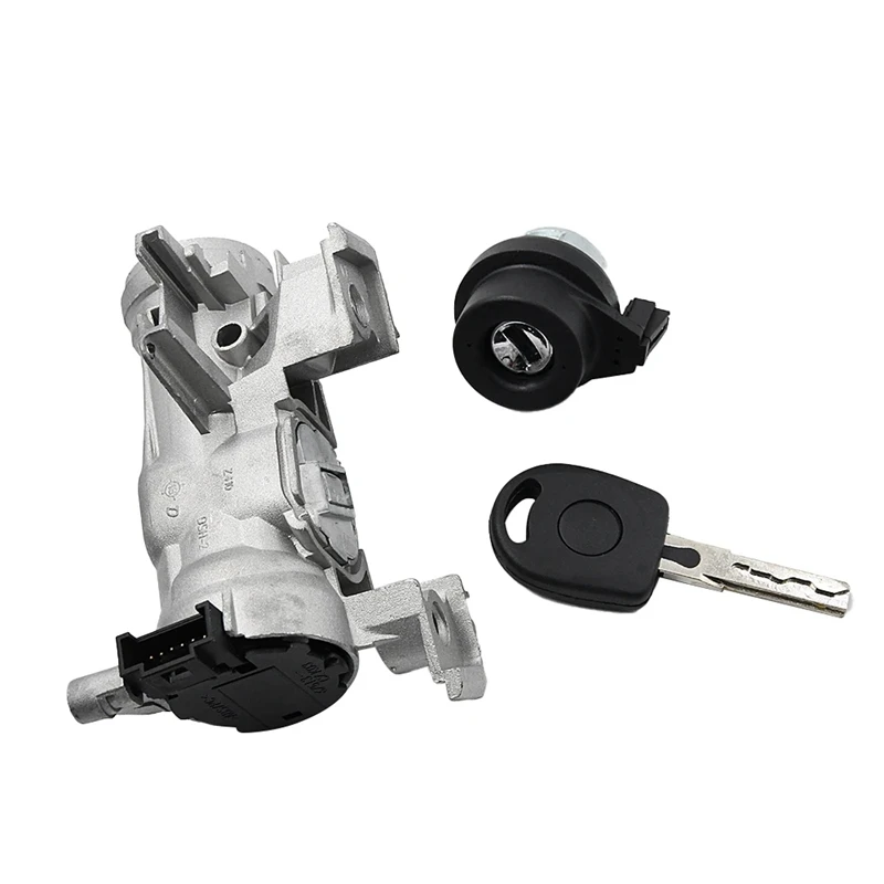 

Стартер зажигания, переключатель рулевого замка, болт с ключом, черный и серебристый, автомобильные принадлежности для VW Golf Jetta Rabbit 06-11