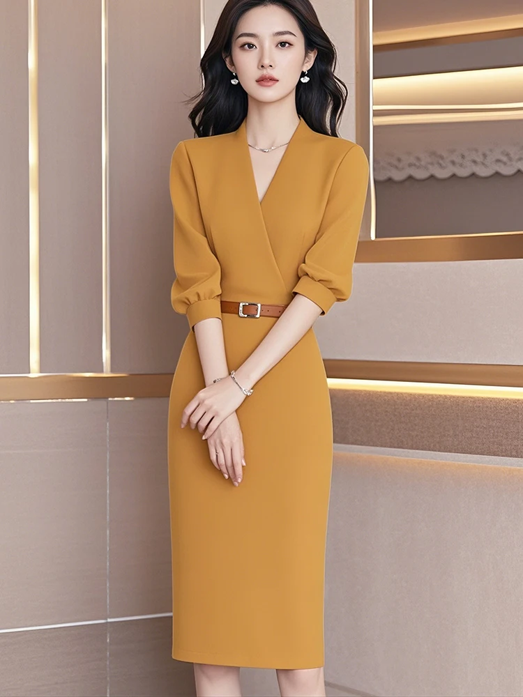 Зимнее длинное платье French sle Temperament Goddess 2024. Высококачественное изысканное