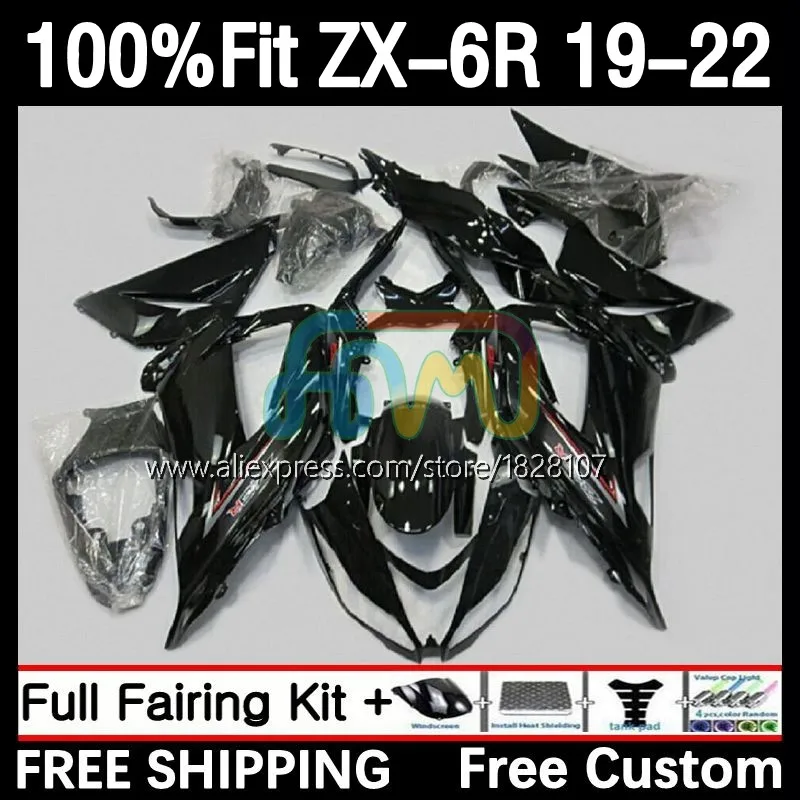 

OEM Fairing For KAWASAKI ZX 6R Factory blk 6 R 636 ZX636 6No.34 ZX-6R ZX6R 19 20 21 22 ZX-636 2019 2020 2021 2022 Injection Body