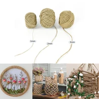 1 3mm natural vintage jute rope cord string twine burlap ribbon craft sewing diy hand crafts accessories wedding home decoration