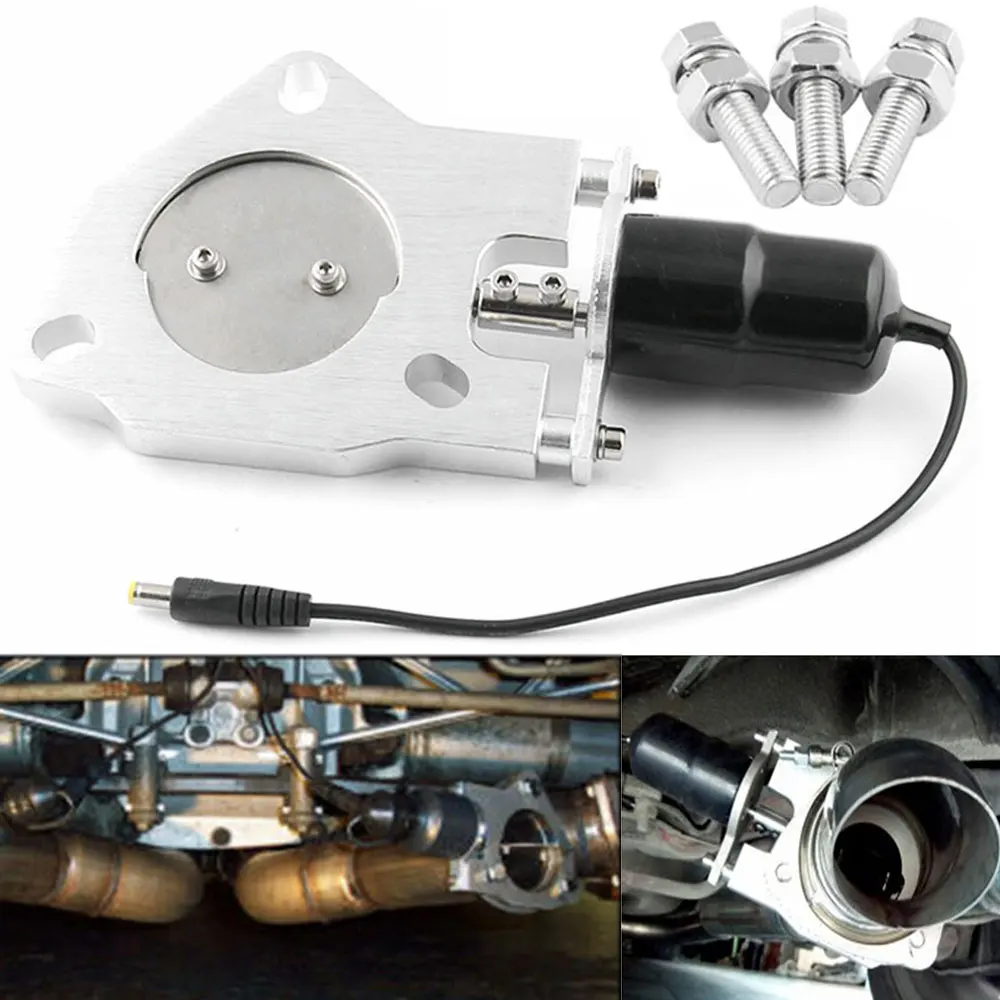 

Car Exhaust Tip Parts Stainless Steel Headers Electric Exhaust Cutout Cut Out Valve Kit with Manually Switch Muffler