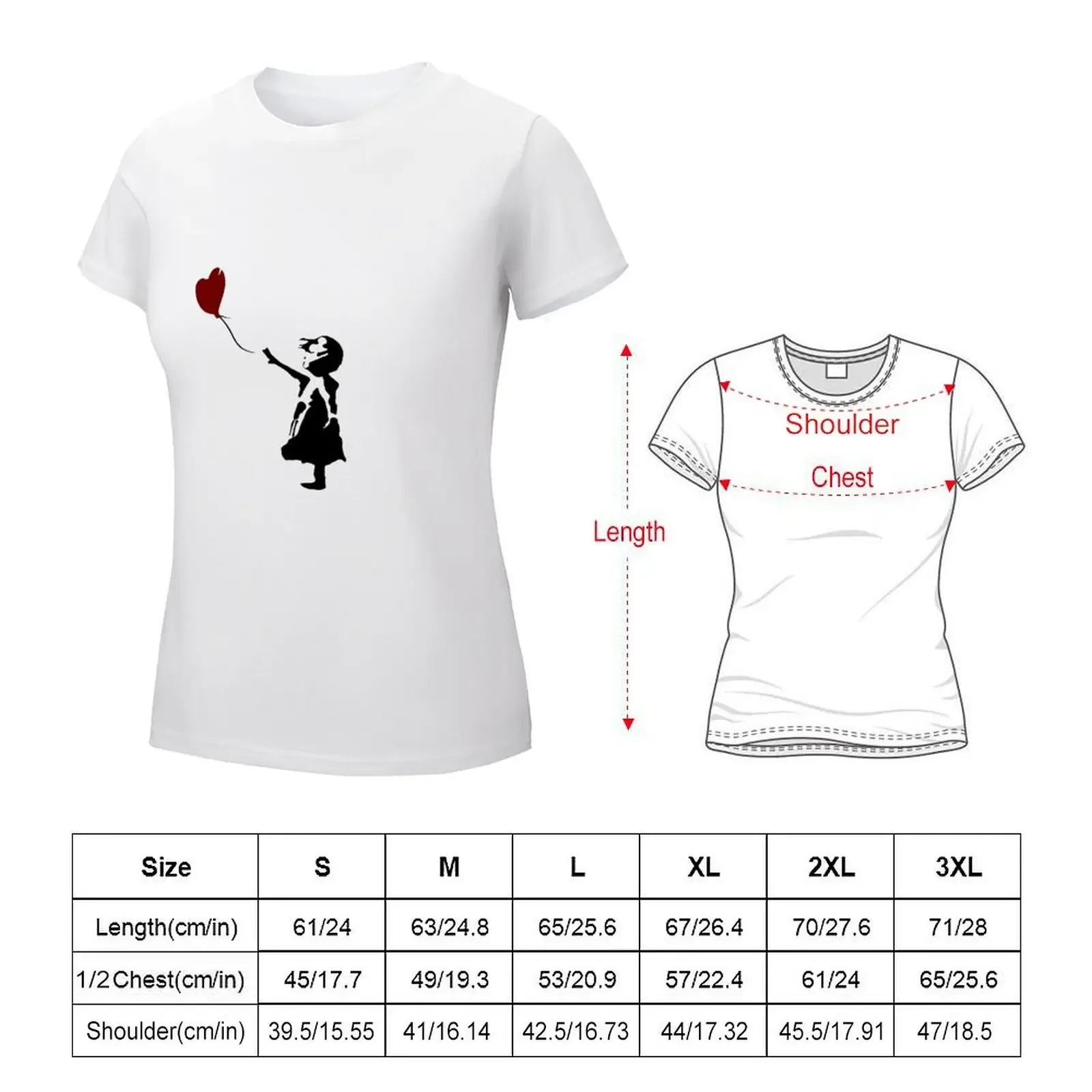 Футболка Bansky Fan Art с воздушным шаром кавайная одежда рубашка животным принтом для