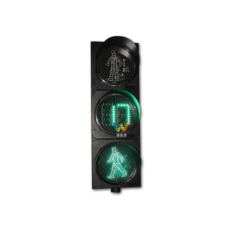 

300mm pedestrian traffic signal light with digital countdown timer