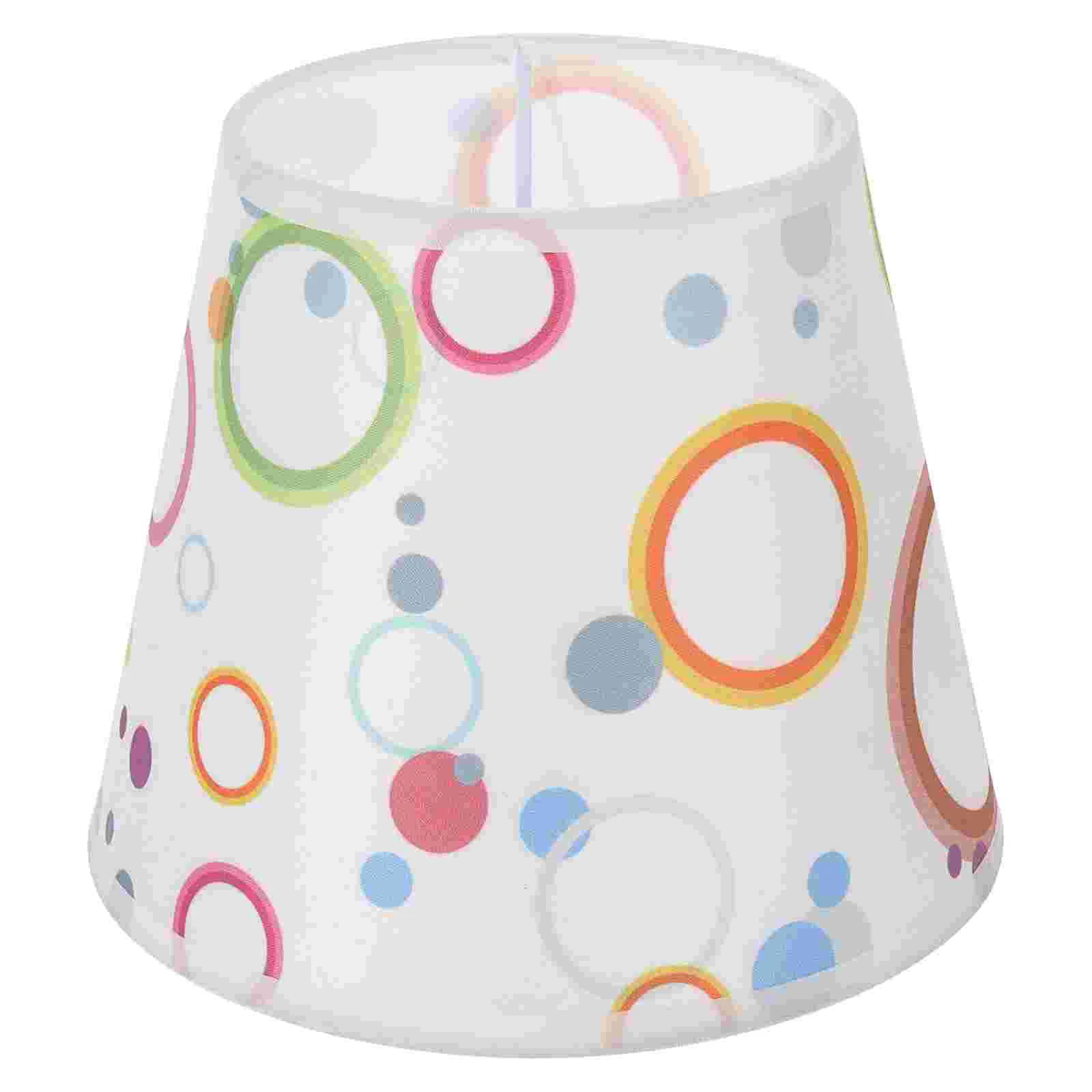 

Cloth Round Lampshade Decorative Rustic Table Lamp Cover Floor Light Cover E27