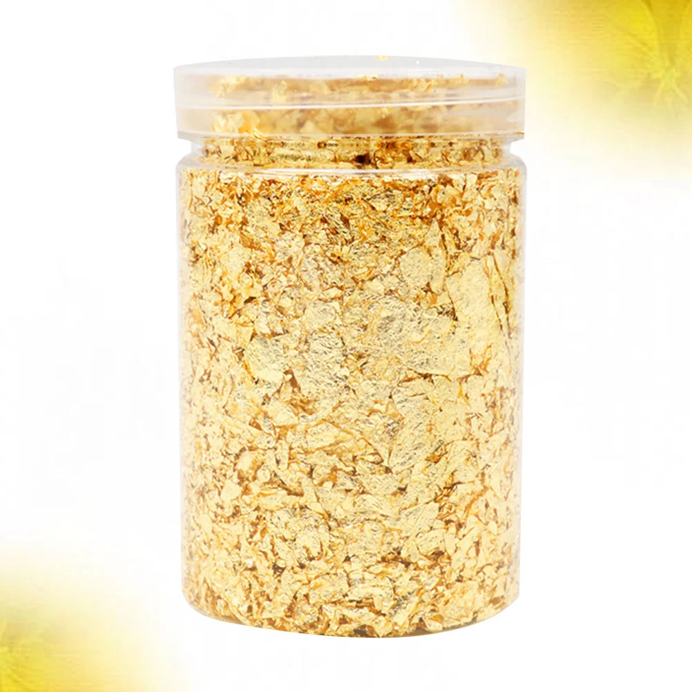 

Glitter Nail Flakesmanicure Accessories Sequins Gold Nailsfoil Chunky Craft Leaf Golden Decoration Supplies Crafts Christmas