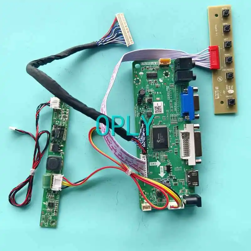 

M.NT68676 Display Screen Controller Board Fit M195FGE M195FGK M195RTN01 DVI VGA 30 Pin LVDS 1600*900 Kit 19.5" HDMI-Compatible