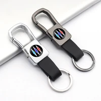 car keychain metal leather fashion keyring charm for audi sline a3 a4 a5 a6 a8 rs s3 s4 s5 s6 s8 rs3 rs4 rs5 rs6 accessories