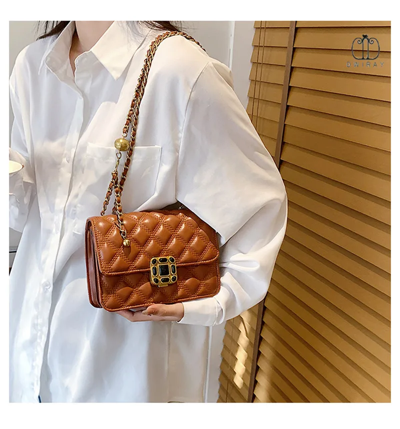 Сумки на цепочке для женщин сумка через плечо из искусственной кожи с