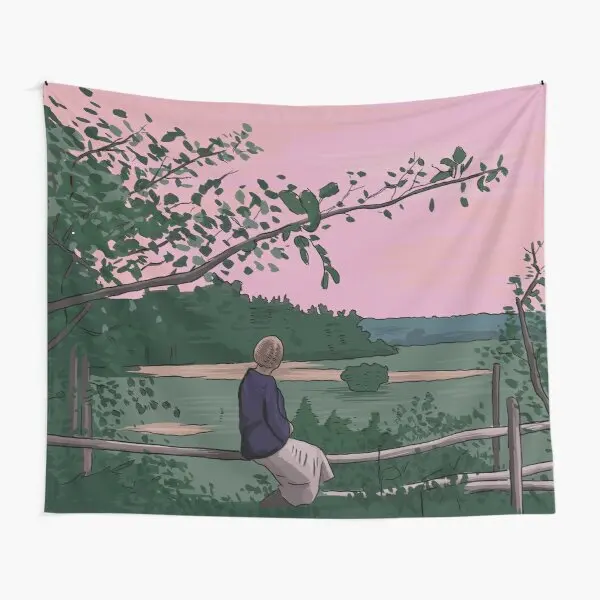 

The Mirror Illustration Andrei Tarkovs Tapestry Decor Bedspread Bedroom Living Room Printed Blanket Towel Mat Home Yoga Colored