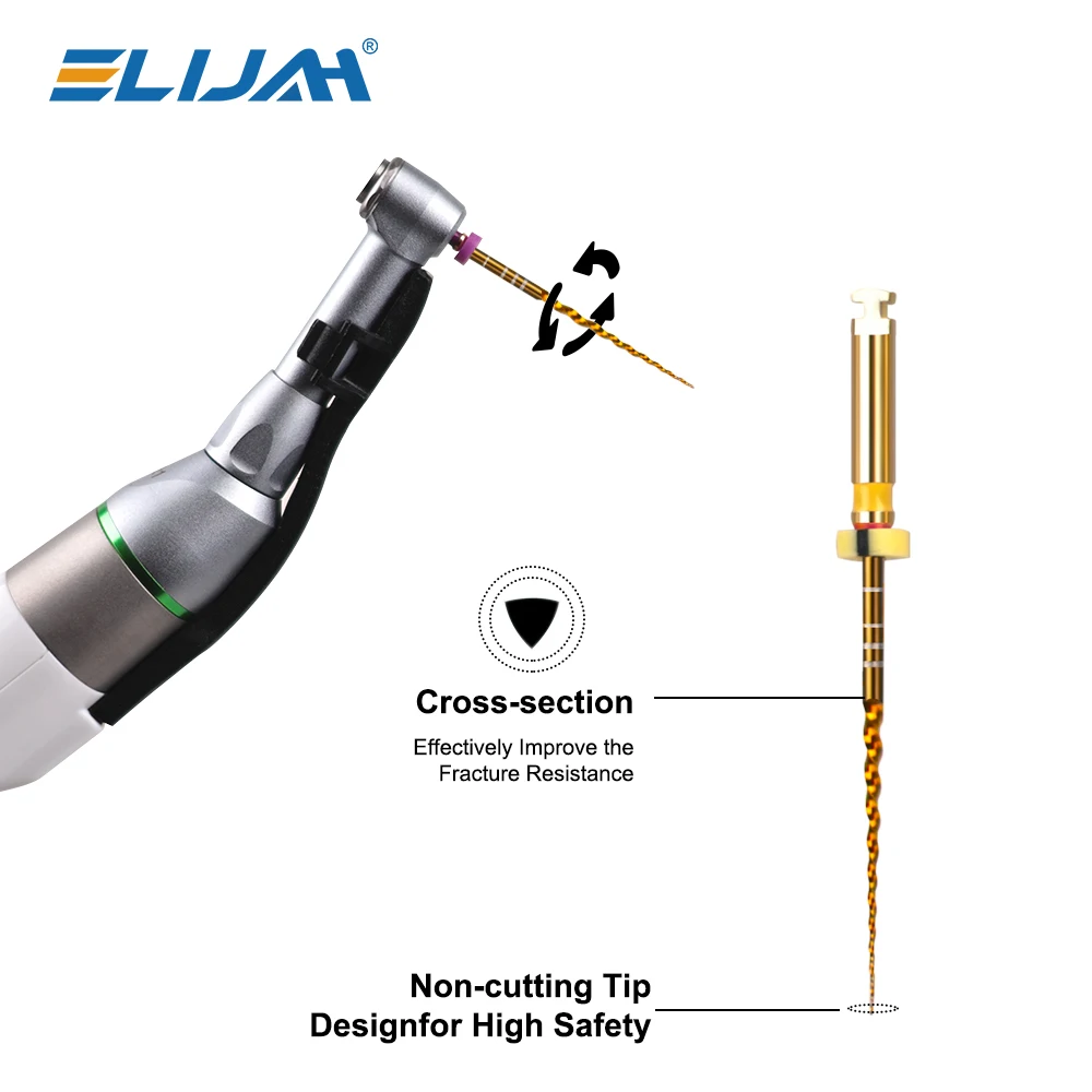 Эндодонтические файлы Pro-Taper Gold 6 шт.