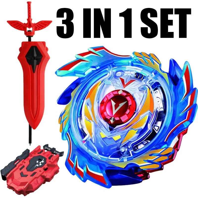 Фото Волчок B-X TOUPIE BURST BEYBLADE Edition Blaze Ragnaruk / Roktavor STARTER B-75 Gold Version с новым пусковым устройством Sword LR №3