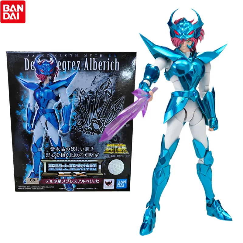 

Bandai Genuine Saint Seiya Anime Figure Saint Cloth Myth EX Alberich Model Anime Action Figure Toys for Children Christmas Gifts