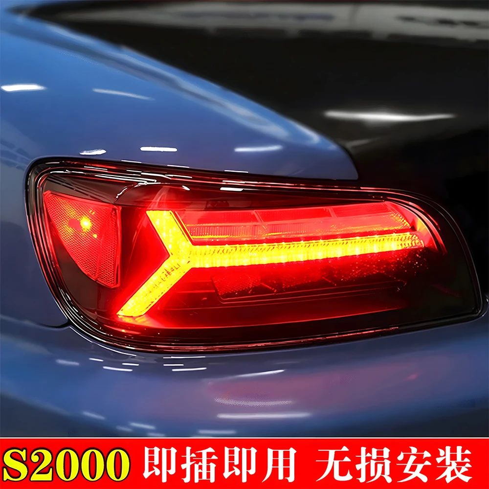 Фото Автомобильные фары для Honda S2000 1999-2009, обновление автоматических задних фонарей в сборе, новый стиль, светодиодный динамический мигающий сигнальный светильник, аксессуары №5