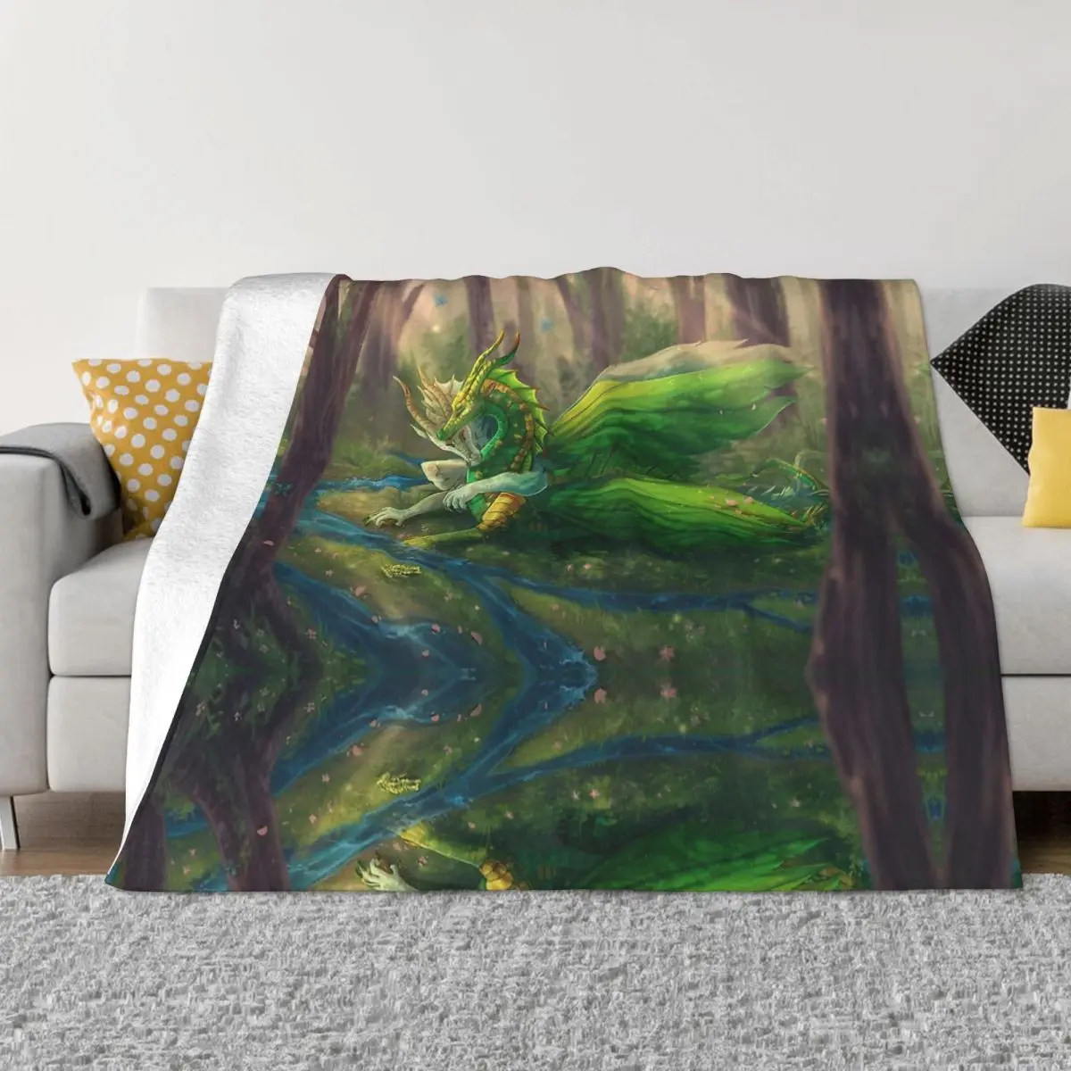 

Wings Of Fire The Seven Races Sundew And Willow Portable Warm Throw Blankets for Bedding Travel