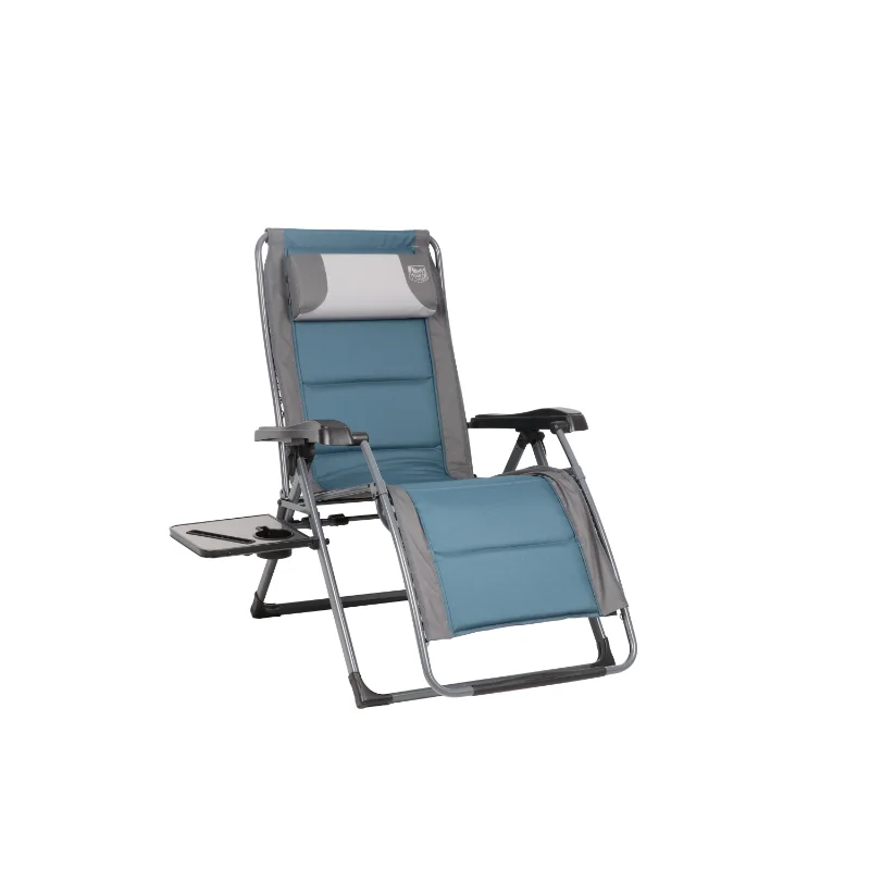 - Blue, 350 Pound Capacity  Recliner Chair