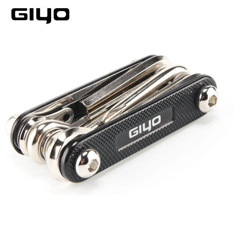 

GIYO PT-07 Bicycle 11 in 1 Outdoor Sports Accessories Multi-function Tool Repair Tools Professional Maintenance Toolset