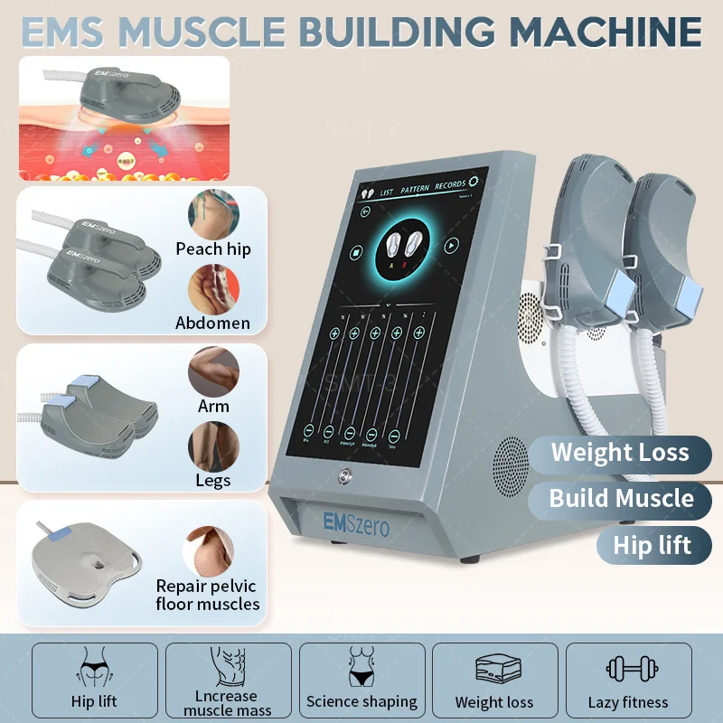 

Emszero Neo Sculpt Machine 14 Tesla EMSlim Hiemt Body Contouring Electromagnetic Fat Removal Butt Lift Pelvic Floor StimulatePad