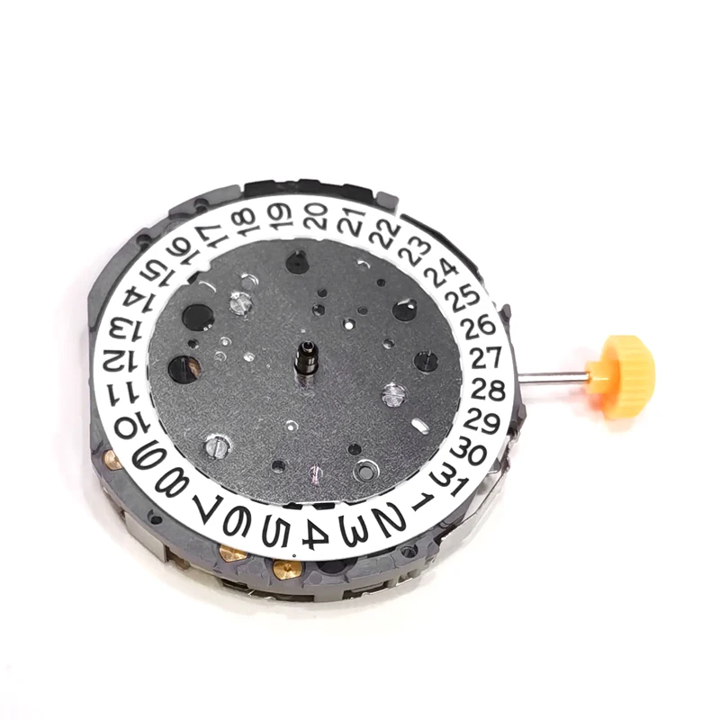 Кварцевые часы с механизмом 6 стрелок дата At 3 для MIYOTA JS26 одиночный календарь