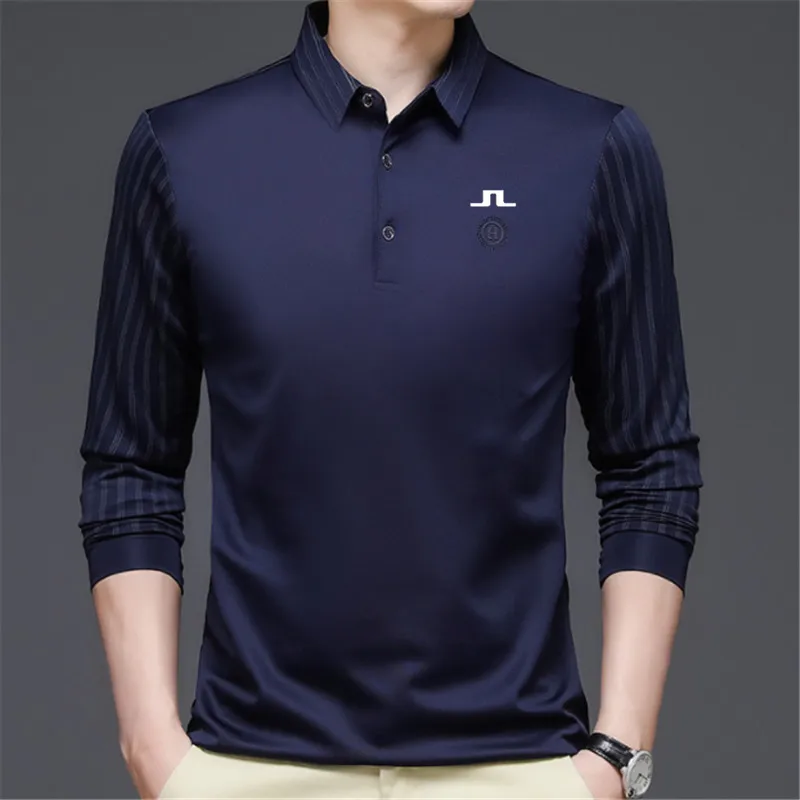 2023 New Golf High Quality Wear Men's Long Sleeve T-shirt Breathable Golf Clothing Outdoor Leisure Shirt