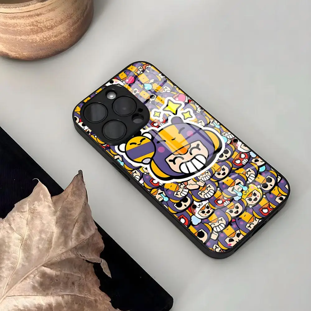 Чехол для телефона Game Stars Leon Crow Iphone 16 15 13 12 14 11 Pro Max Mini X Xr Xs 8 7 Puls 6 2024 стеклянный чехол