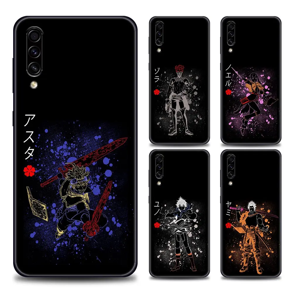 

Black Clover Ainme Cartoon Comic Phone Case For Samsung Galaxy A90 A80 A70 A70S A60 A50 A40 A30 A30S A20S A20E A10 A10E A9 Cover