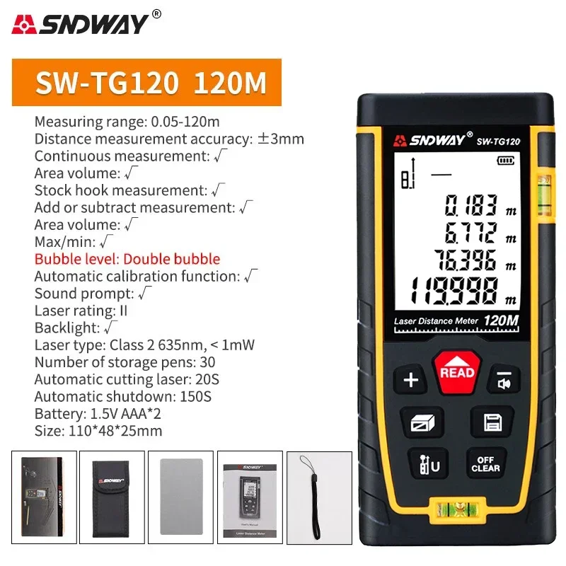 

SNDWAY лазерный дальномер SW-50G/SW-70G/SW-100G/SW-120G