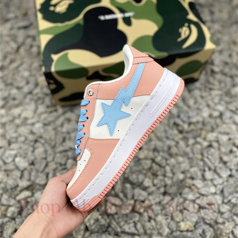A Bathing Ape Sta Leisure outdoor skateboarding shoes Sport Sneakers Skateboarding Shoes Women Running Shoes Air Max Shoes 36-45