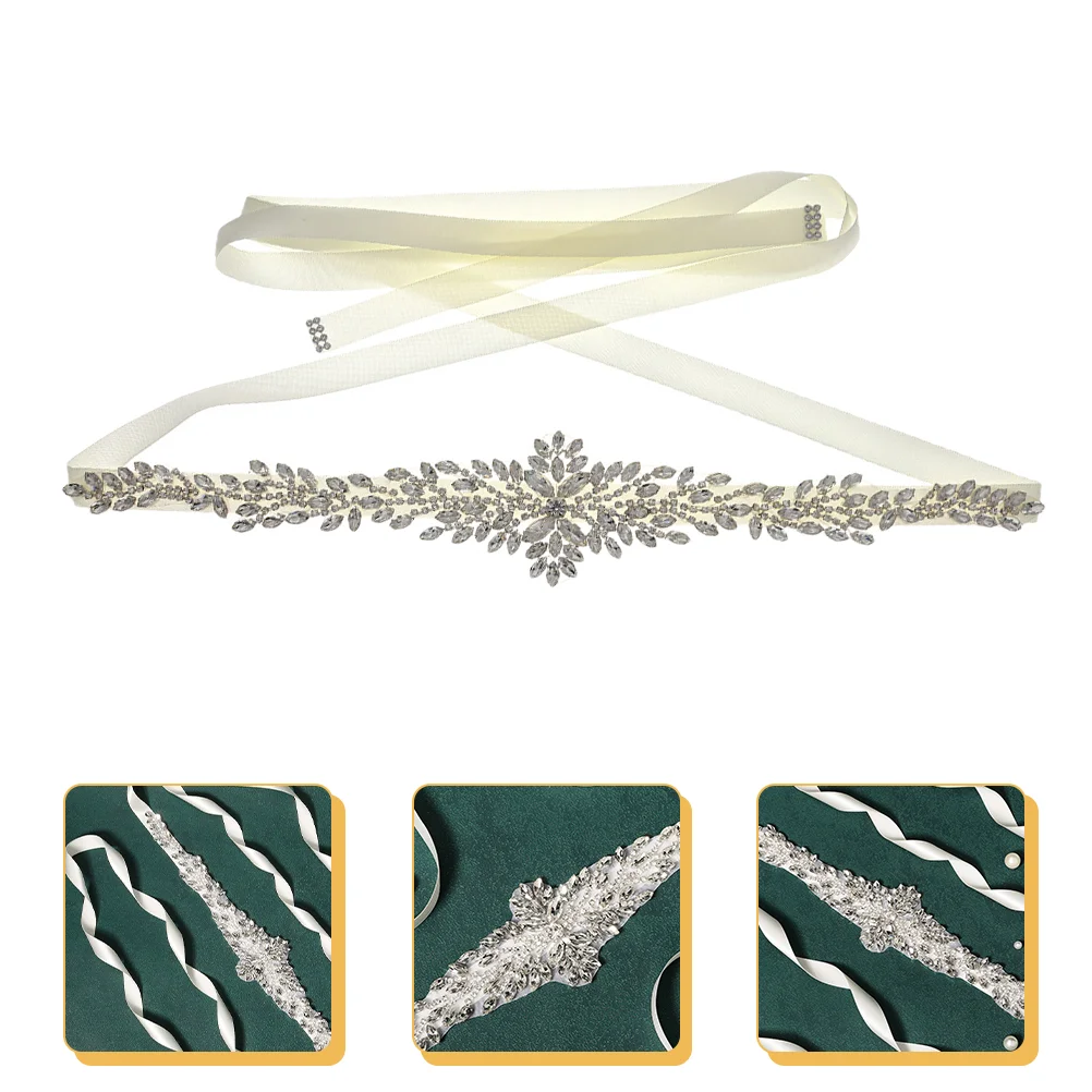 

Delicate Rhinestone Wedding Bride Belt Crystal Bridal Dress Belt Wedding Dress Belt