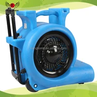 Hot-sale JIEBA BF535 Three-Speed Electric Mini Air Blower Floor Dryer with pull rod and wheels