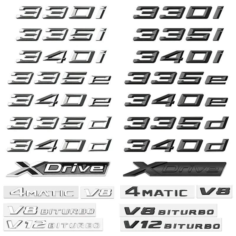 Логотип автомобиля для BMW M 3 серии глянцевые черные аксессуары 316i 318i 320i 335d 340d 320e 323e