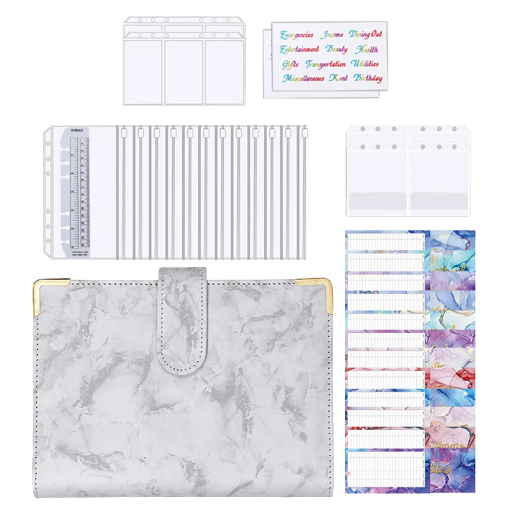 

Bill Loose-leaf Budget Office Purse Planner Savings Book Cash Envelopes
