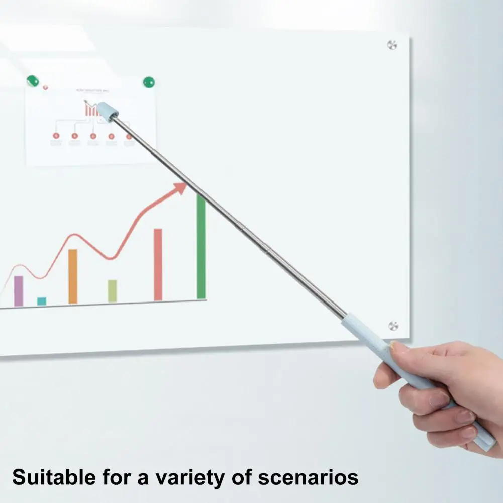 

Teacher Pointer Telescopic Anti-scratch Tip Anti-slip Pen Clip Design Portable Universal Handheld Presenter Whiteboard Stick