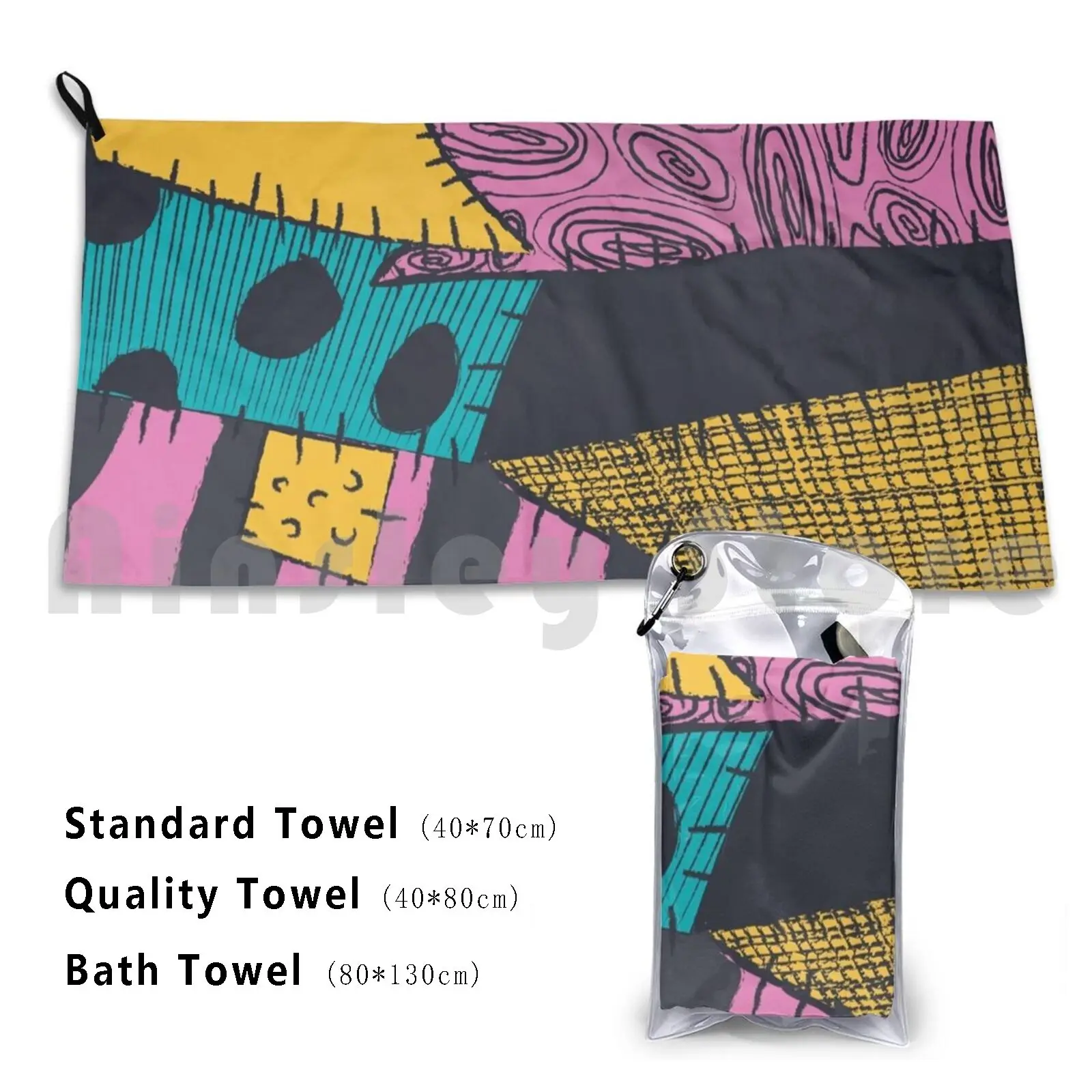 

Towel Nightmare Sewn Pattern 1199 Nightmare Before Christmas