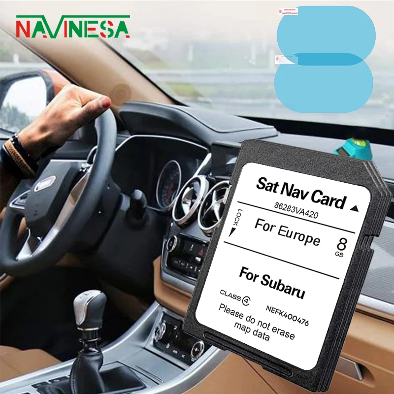 

Update Map Sat Nav For Subaru BRZ Forester Impreza Car 2023 Navigation SD Card 8GB EU Turkey UK GPS Card Software Memory card