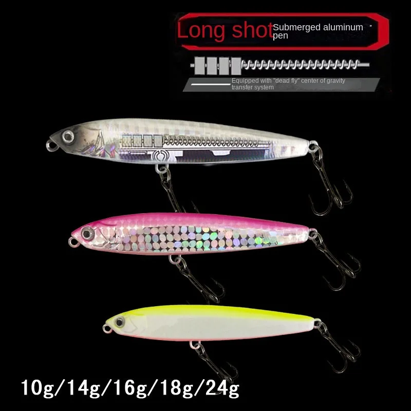 

10g/14g/16g/18g/24g Fishing Lure Slow Jigging Lure Saltwater Fish Wobbler Lead Head Bait Long Casting Jigs with Hoook Topwater