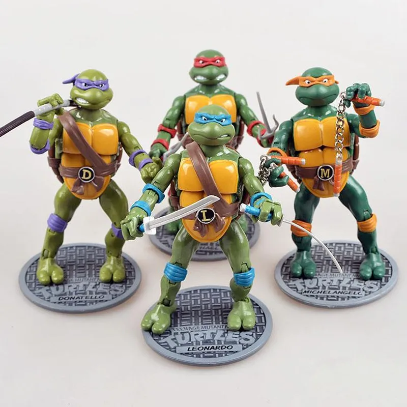 Playmates Toys TMNT Classic Figure collection\. Tmnt collection
