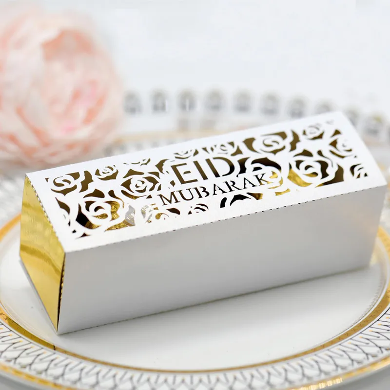 

5pcs Ramadan Gift Box Eid Mubarak Candy Dragee Box Eid Packaging for Kids Gift Ramadan Decoration 2023 Muslim Islamic Party