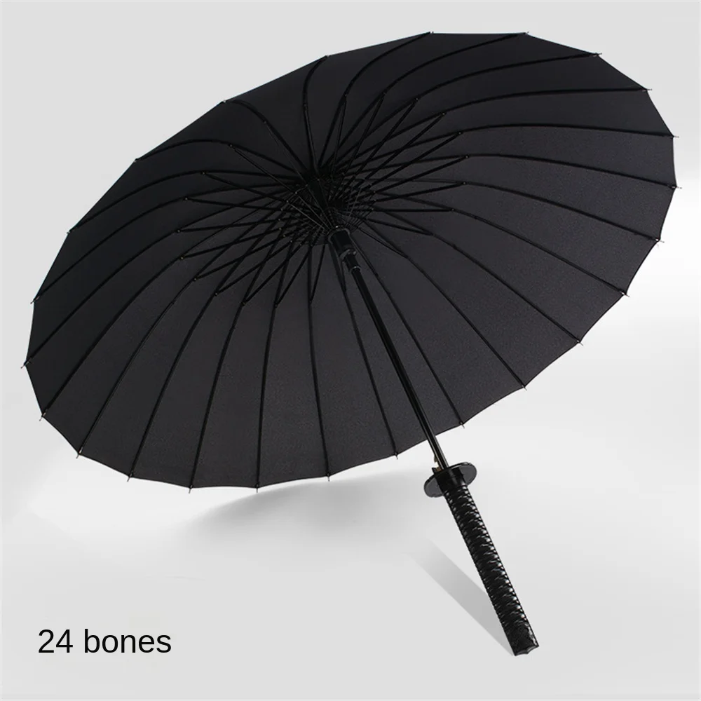 

Большой ветрозащитный зонт, Необычные автоматические прямые зонты с длинной ручкой в японском стиле