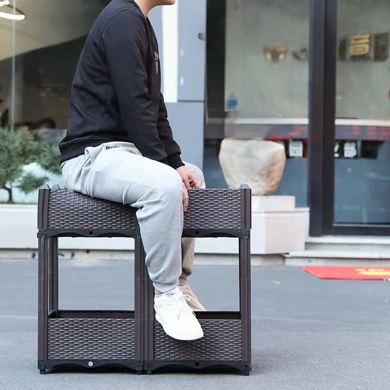 Вместительная садовая кровать набор для выращивания овощей искусственное