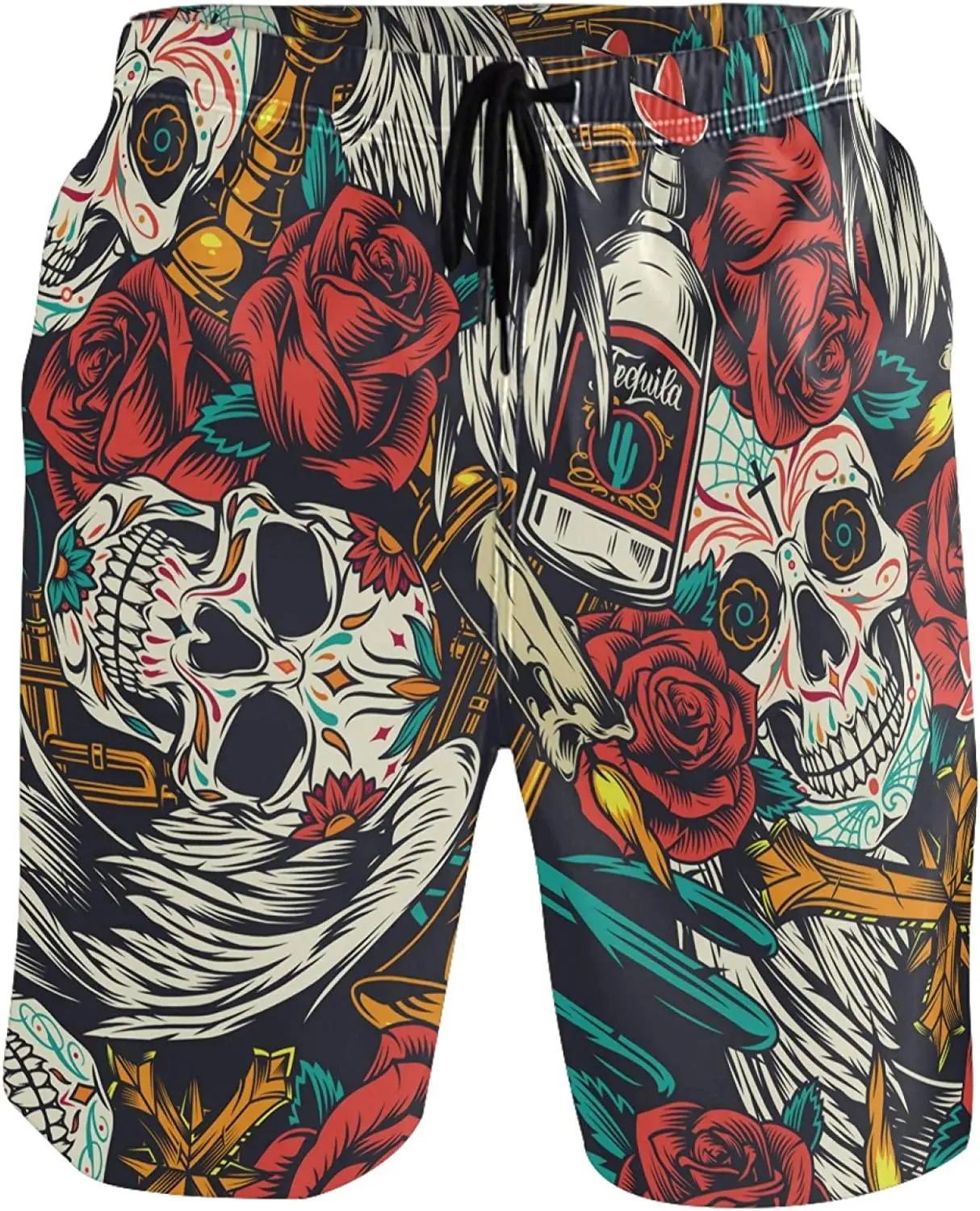 

Мужские пляжные шорты, быстросохнущая одежда для плавания, спортивные шорты для бега, доски, купальные костюмы с сетчатой подкладкой