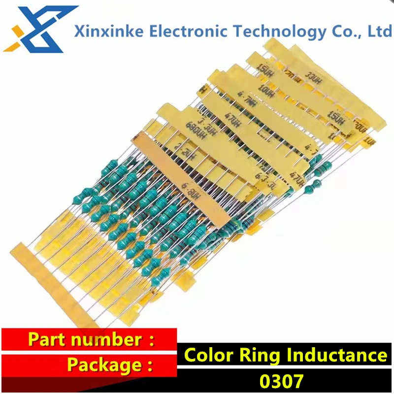 20 шт. 0307 1/4 Вт цветное кольцо индуктивности 0 1/1/1 8/2 2/3 3/4 7/6