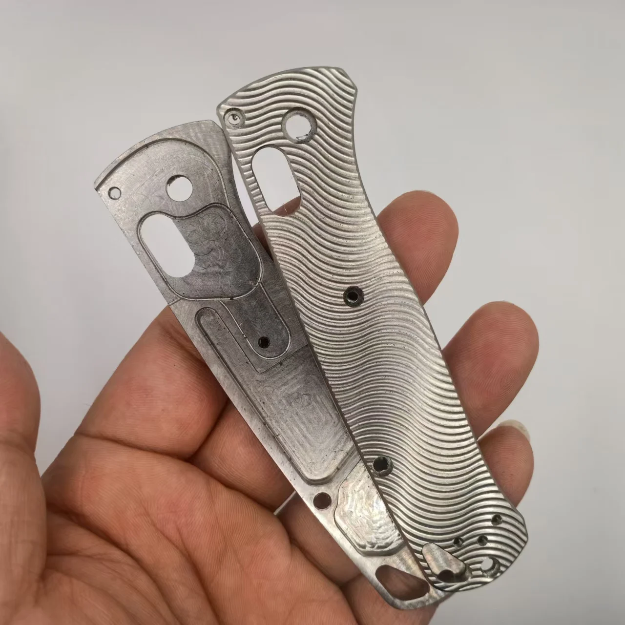 1 пара весов с ручкой из титанового сплава на заказ для Benchmade Bugout 535 модификация