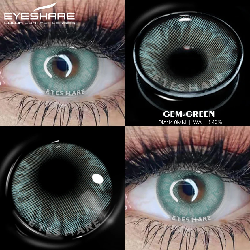 Контактные линзы EYESHARE цвет Эд цветные контактные для глаз красоты косметические