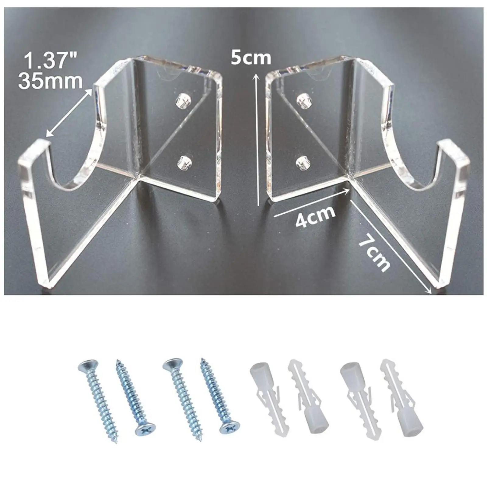6 шт. акриловый держатель для удочки потолочная стойка рыбалки поддержка лодки